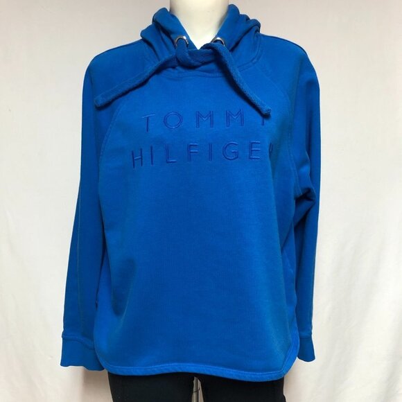 Tommy Hilfiger Cobalt Blue Hoodie - Picture 1 of 10